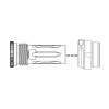 Montaż B&T Print X HUB Adapter QDM MARS 223/308 Ti
