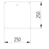 Gong LX Targets kwadrat 250x250 HARDOX