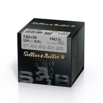 Amunicja S&B 7,62x39 FMJ 8,0g