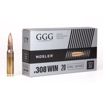 Amunicja GGG 308 Win HPBT Nosler 10,9g/168gr