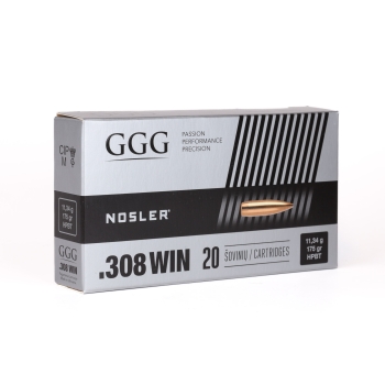 Amunicja GGG 308 Win HPBT Nosler 11,3g/175gr