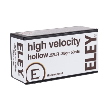 Amunicja Eley 22LR HV Hollow 2,46g