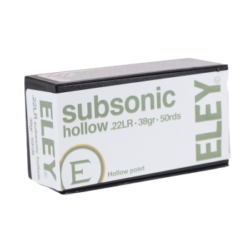 Amunicja Eley 22LR Subsonic 2,46g