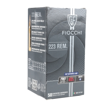 Amunicja Fiocchi 223 Rem. FMJ LE 62g/4,05g