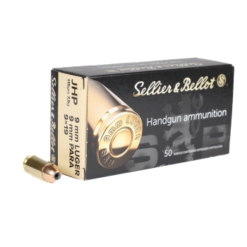 Amunicja S&B 9mm JHP 7,5g