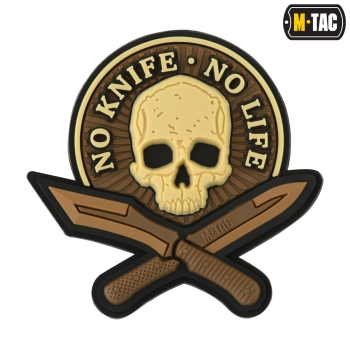 Patch M-Tac No Knife - No life Coyote