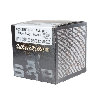 Amunicja S&B 303 british FMJ 11,7g