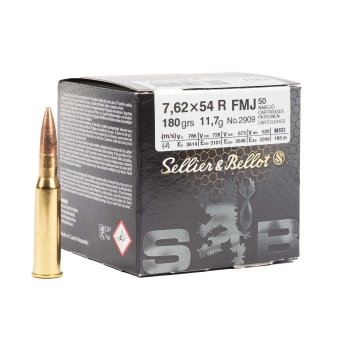 Amunicja S&B 7,62x54R FMJ 11,7g