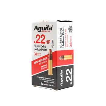 Amunicja Aguila 22 LR HV SP 38gr