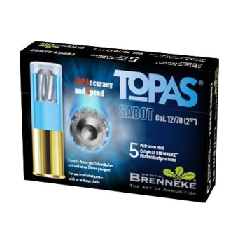 Nabój kul. Brenneke 12/70 Topas 20g