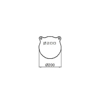 Gong stalowy MTS fi200