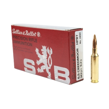Amunicja S&B 6,5 Creedmoor HPBT 9,2g