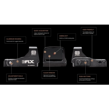 Kolimator Eotech EFLX Mini Reflex 3 MOA BLK