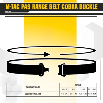 Pas M-Tac Range Belt Cobra Buckle Gen.II