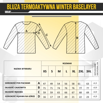 Koszulka Termiczna M-TAC Winter Baselayer Czarna